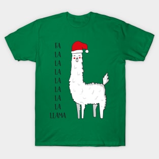Fa La La La La La Llama- Funny Llama Christmas Gift T-Shirt